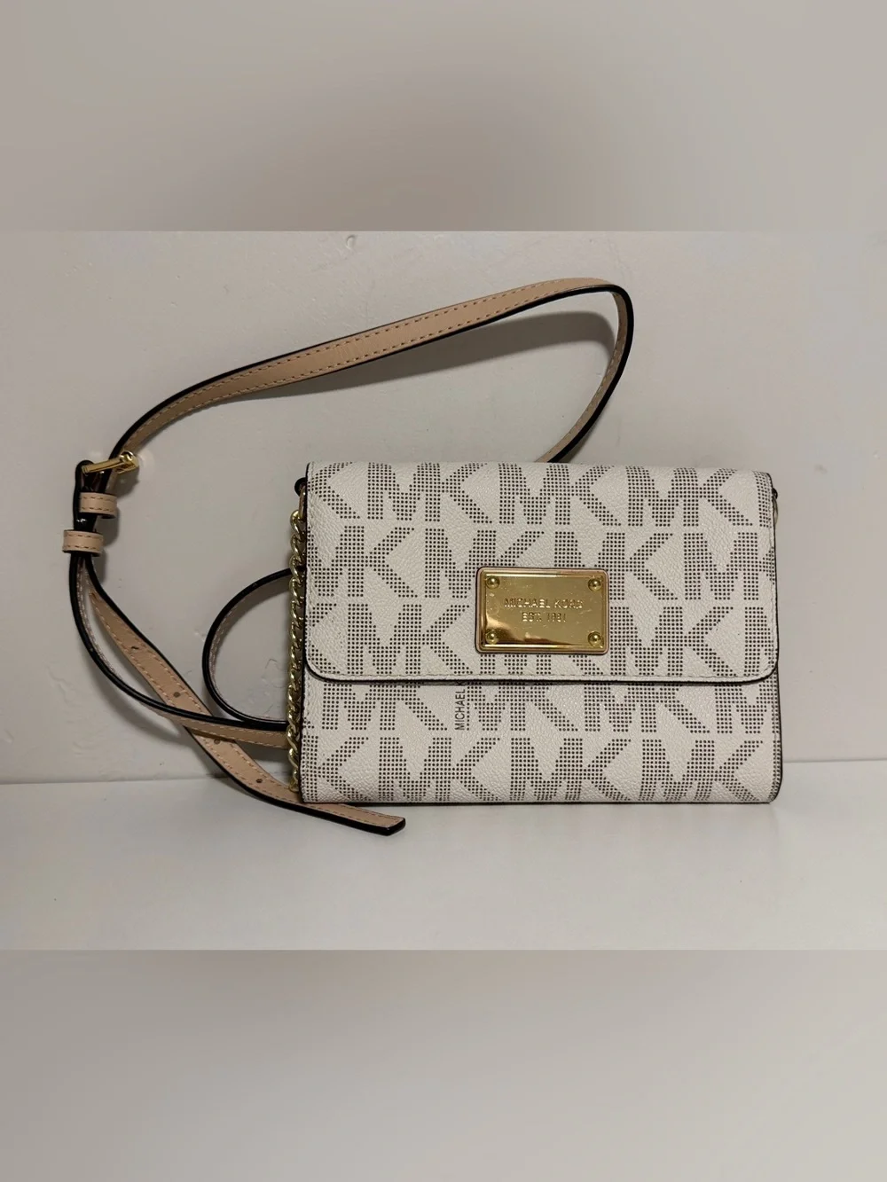 Michael Kors Est 1981 Small Purse With Shoulder Strap